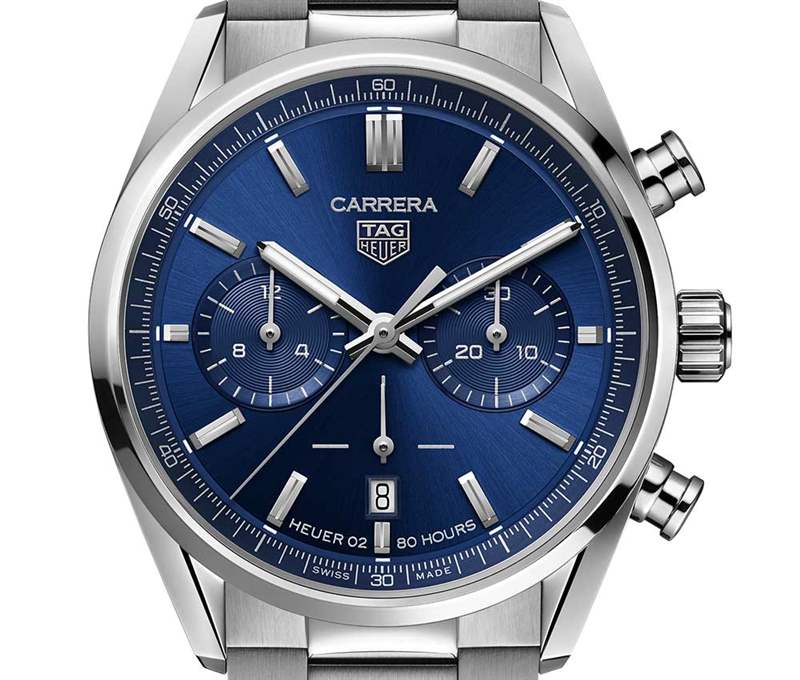 tag heuer carrera 計(jì)時(shí)碼表 42 mm 2020 特寫