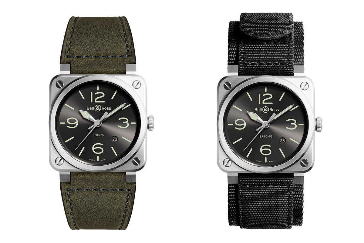 柏萊士Bell & Ross BR03-92 Grey Lum手表-復(fù)刻表