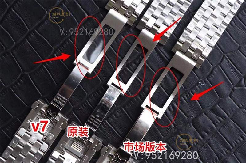 V7廠萬國馬克十八復刻表升級表帶終極版,修正所有不足-復刻表