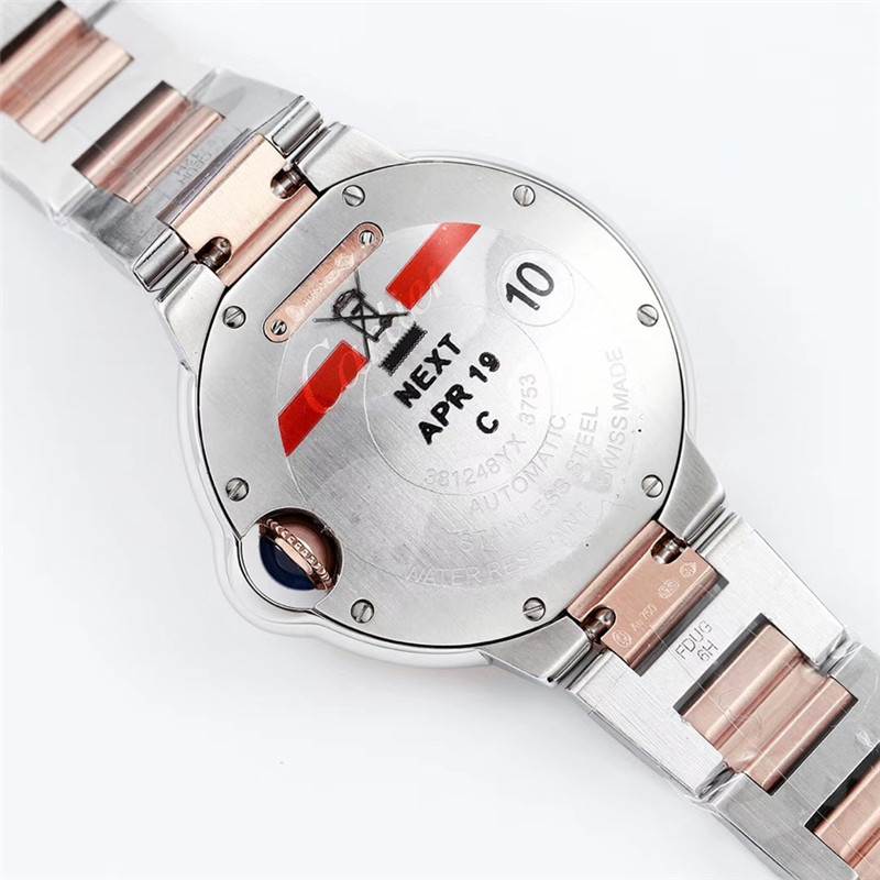 V6廠卡地亞33mm間玫瑰金藍氣球W2BB0023復(fù)刻表做工怎么樣-復(fù)刻表