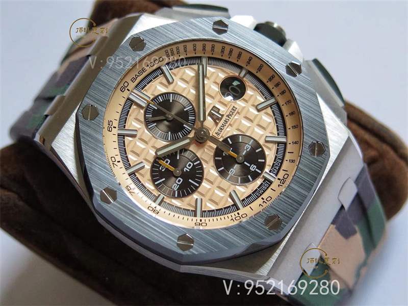 JF廠AP愛彼26400迷彩色皇家橡樹離岸型計時復刻表做工怎么樣-復刻表