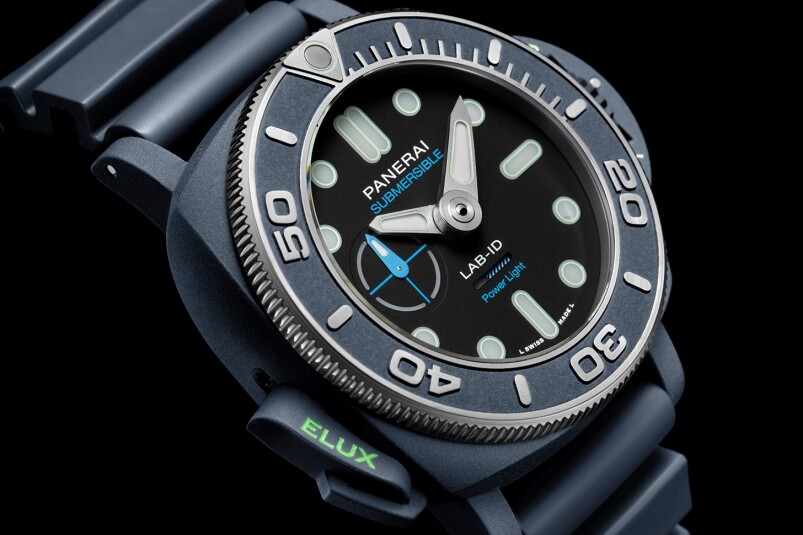 夜光功能新高度！ Panerai全新Submersible Elux LAB-ID腕表 以純機(jī)械一鍵開關(guān)發(fā)光系統(tǒng)