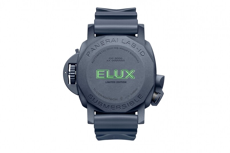 夜光功能新高度！ Panerai全新Submersible Elux LAB-ID腕表 以純機(jī)械一鍵開關(guān)發(fā)光系統(tǒng)